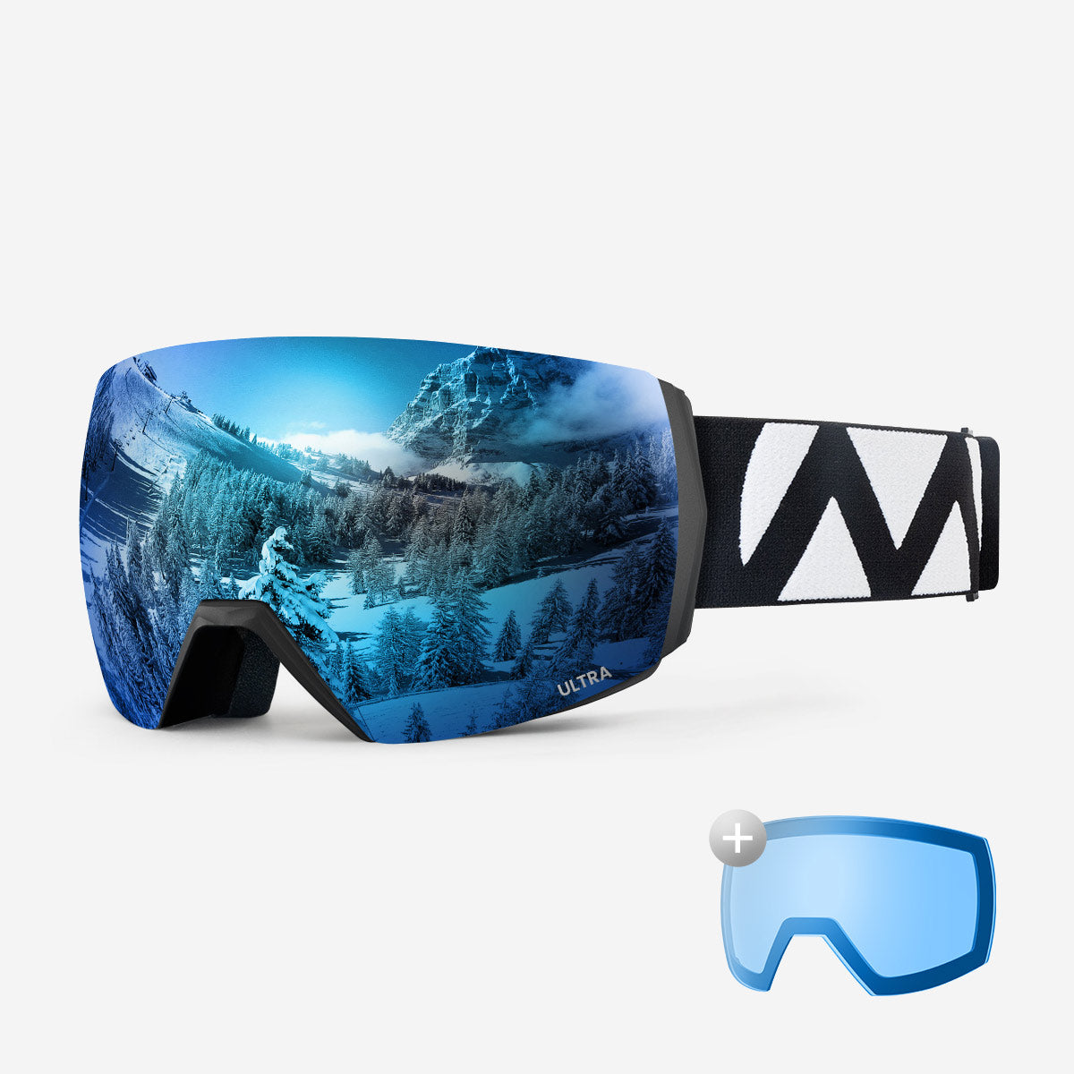 Ensemble lunettes de ski ULTRA + verres