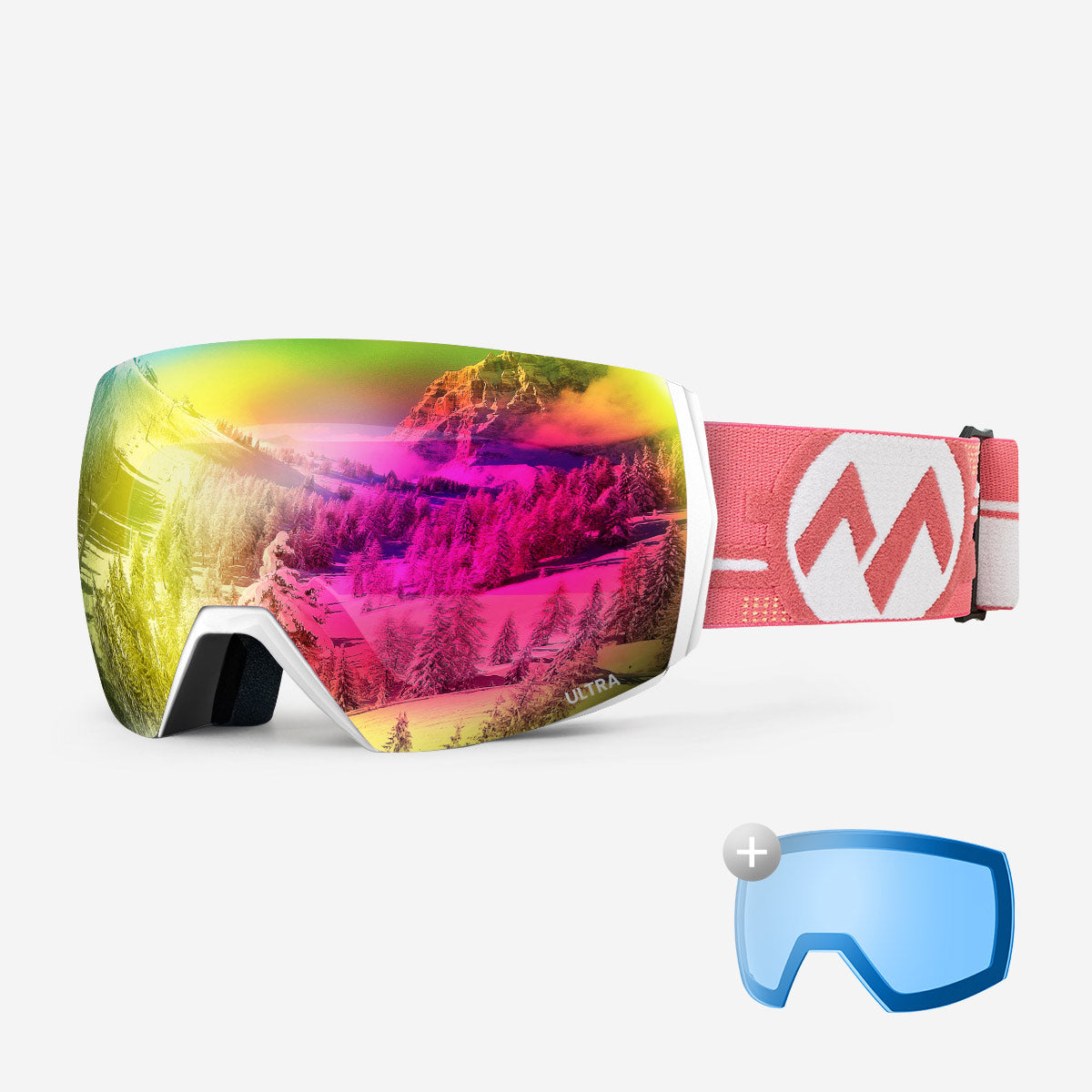 Ensemble lunettes de ski ULTRA + verres