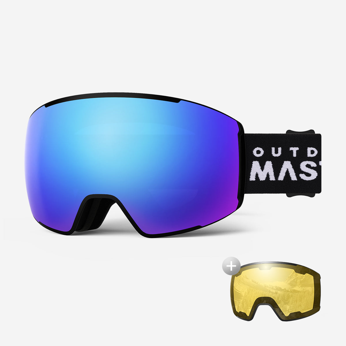 Ensemble lunettes de ski VISION + verres