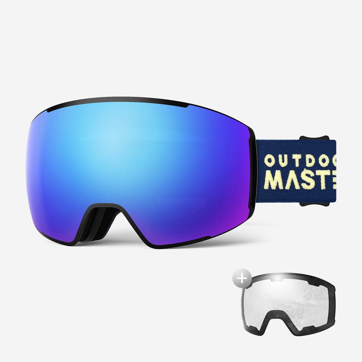 Ensemble lunettes de ski VISION + verres