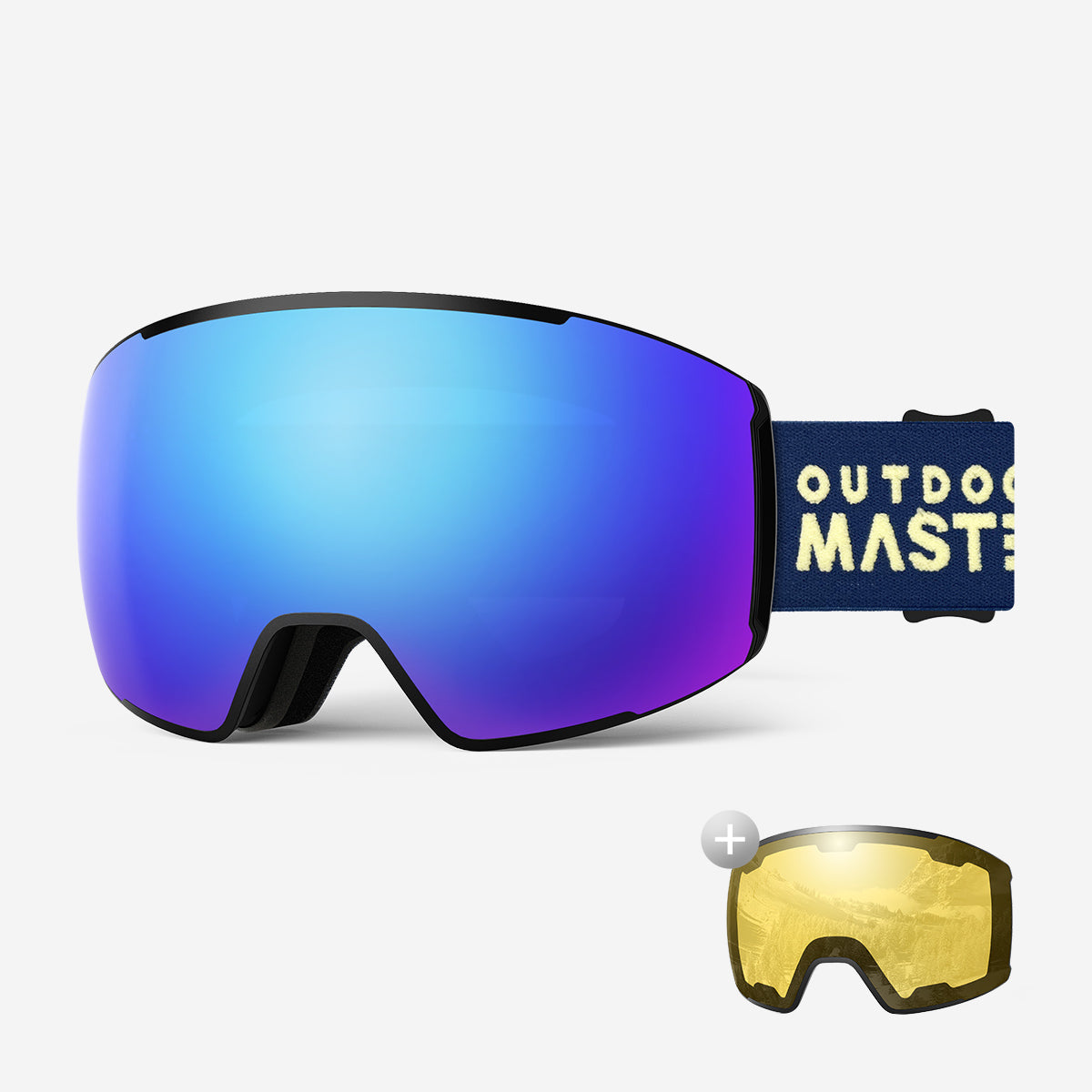 Ensemble lunettes de ski VISION + verres