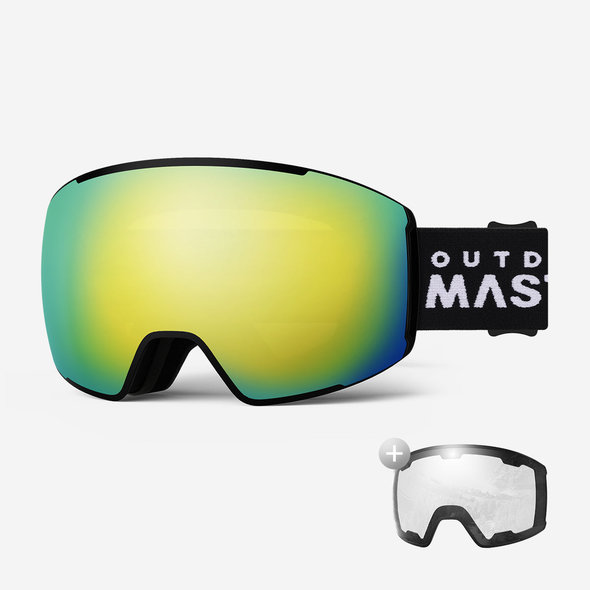Ensemble lunettes de ski VISION + verres