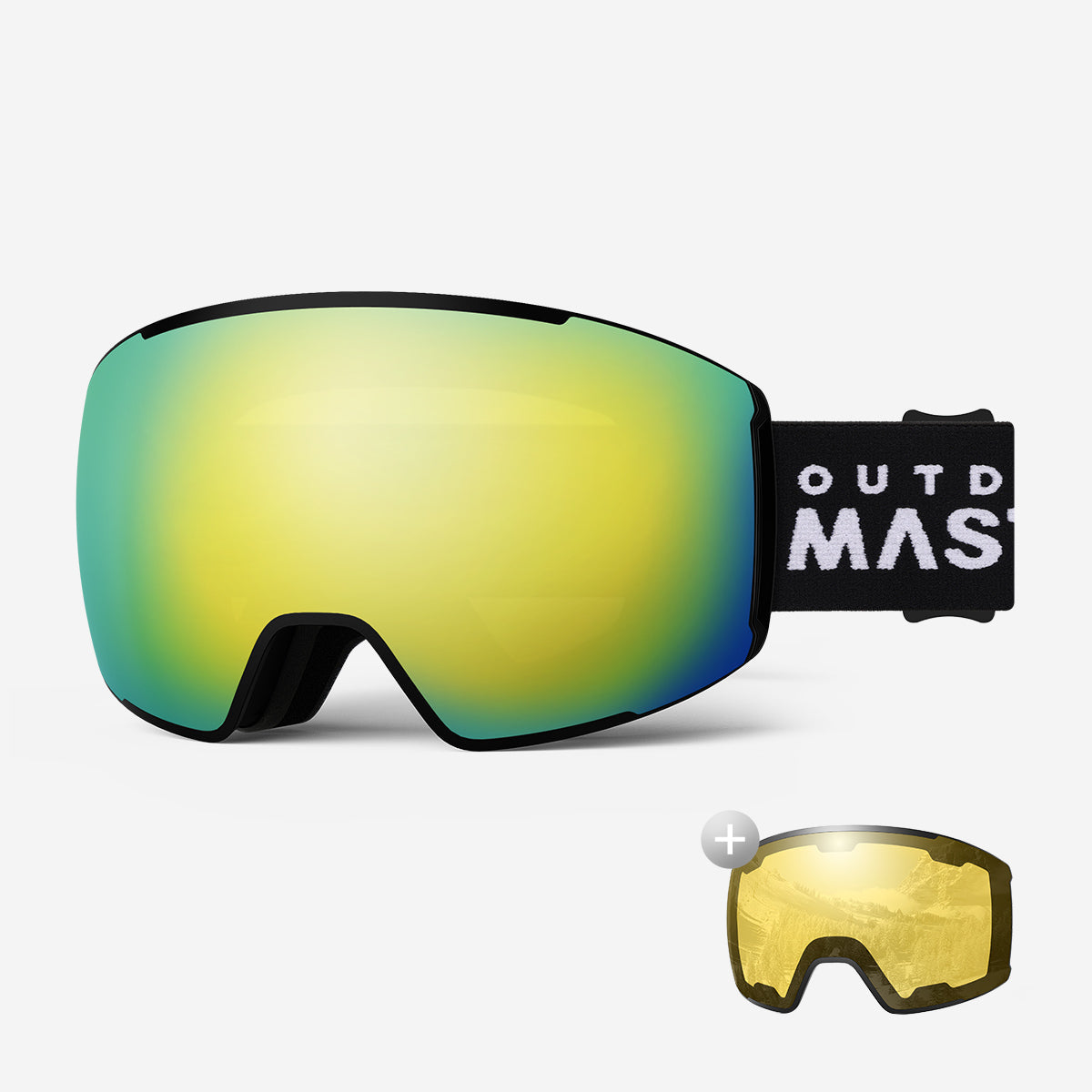 Ensemble lunettes de ski VISION + verres