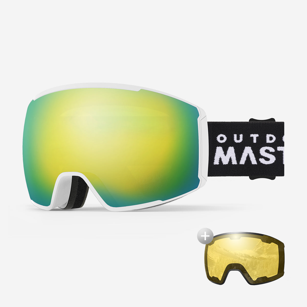 Ensemble lunettes de ski VISION + verres