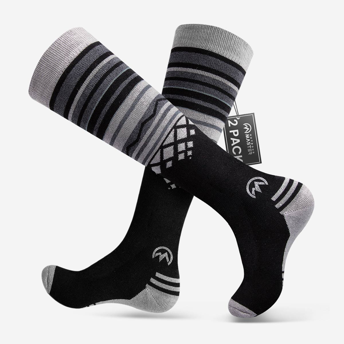 Chaussettes de Ski en Laine Mérinos