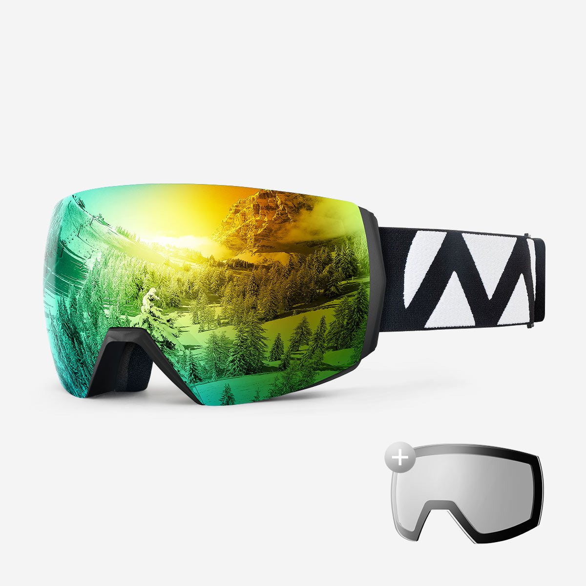 Ensemble lunettes de ski ULTRA + verres