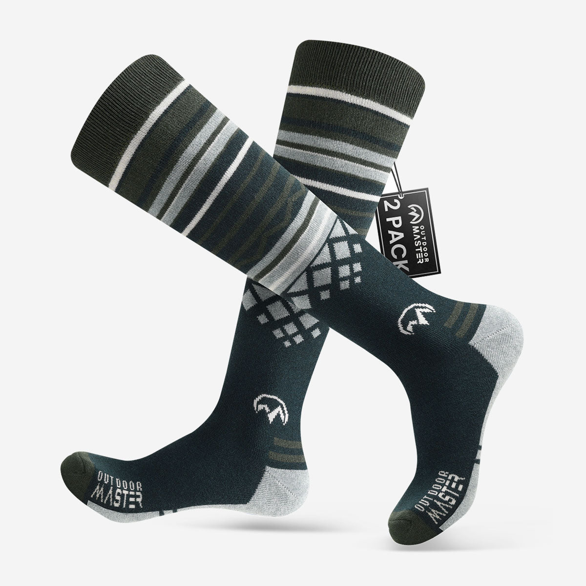 Chaussettes de Ski en Laine Mérinos