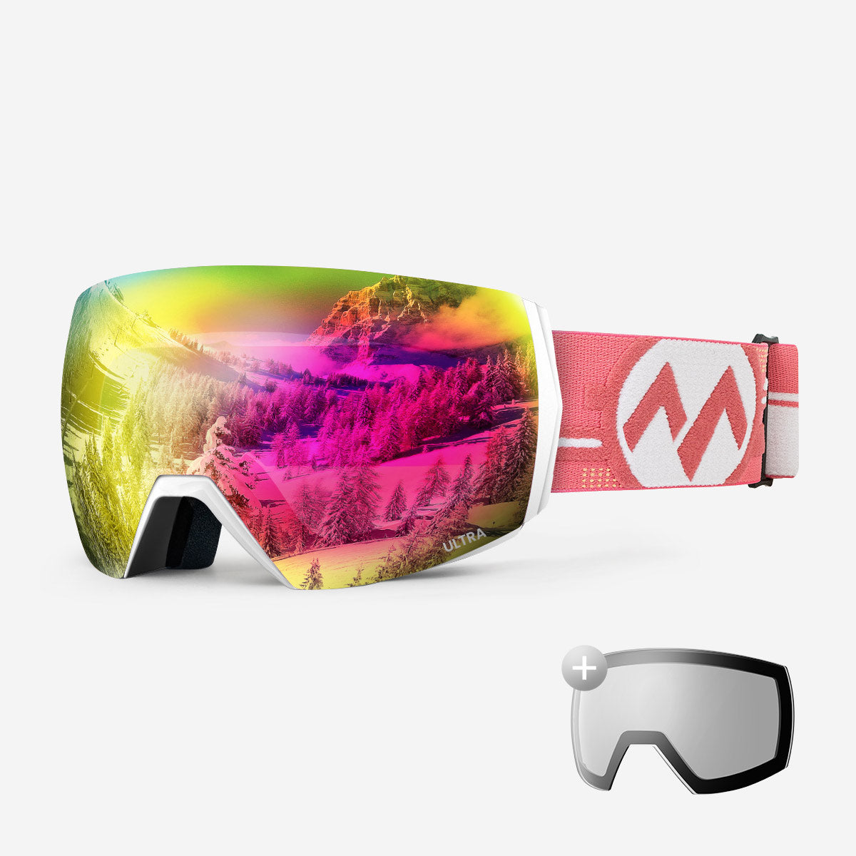 Ensemble lunettes de ski ULTRA + verres