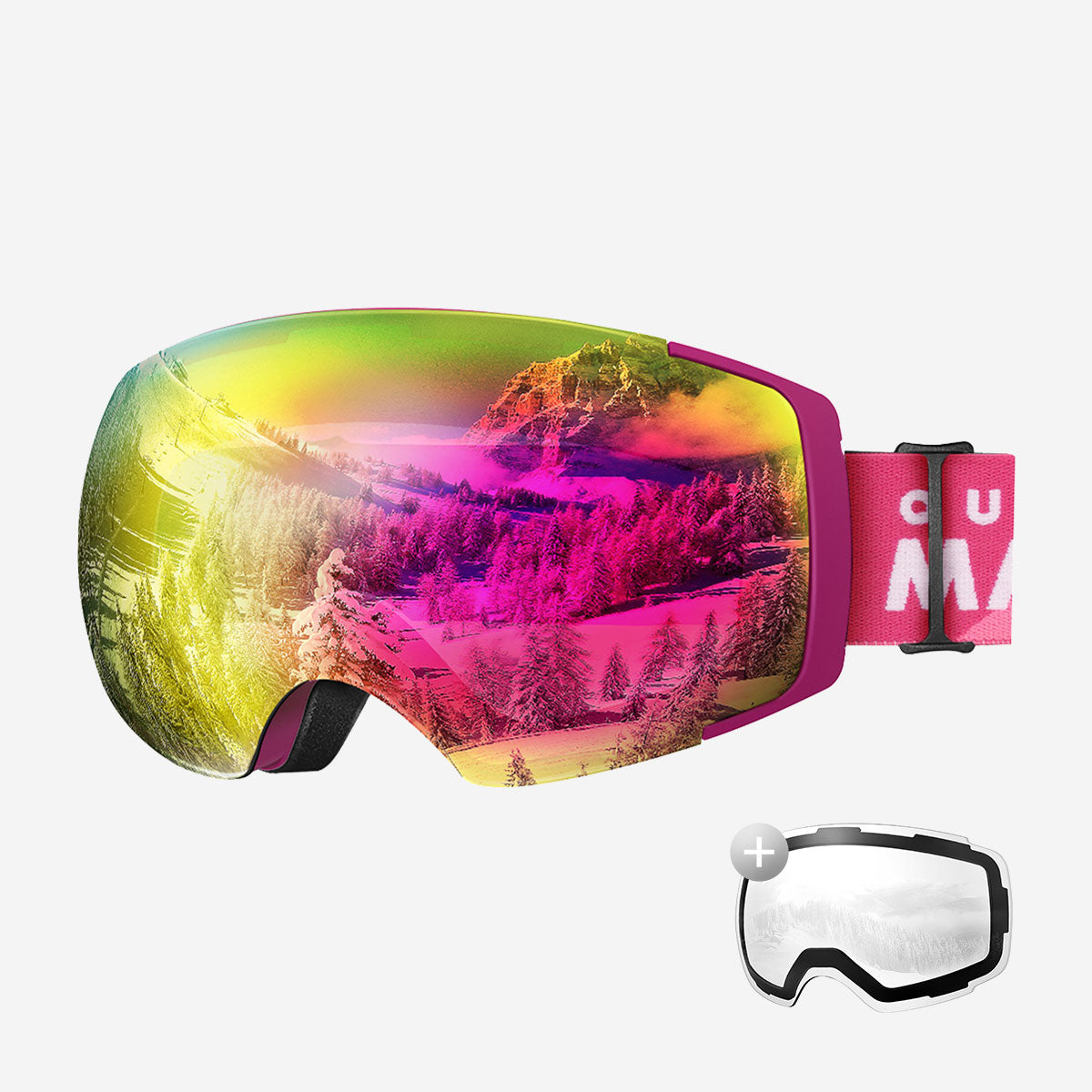 Pack lunettes de ski PRO + verres