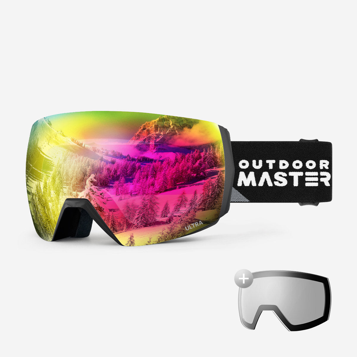 Ensemble lunettes de ski ULTRA + verres