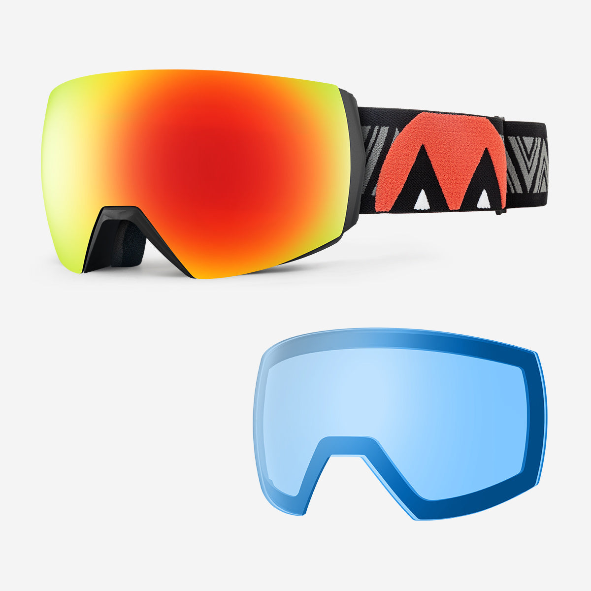 Ensemble lunettes de ski ULTRA + verres