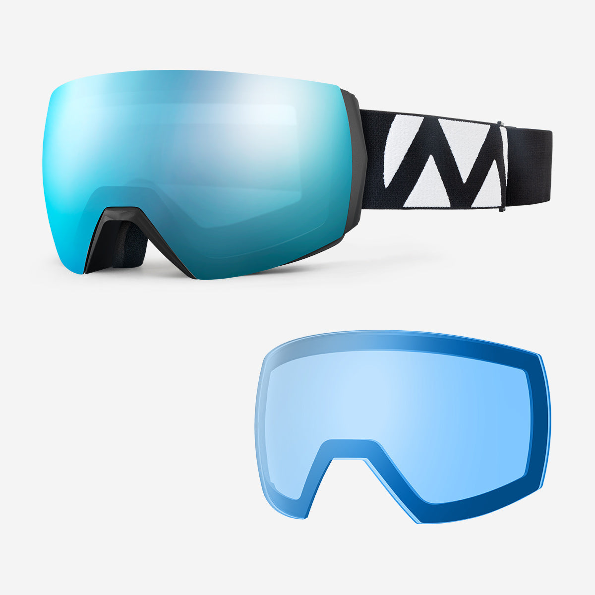 Ensemble lunettes de ski ULTRA + verres