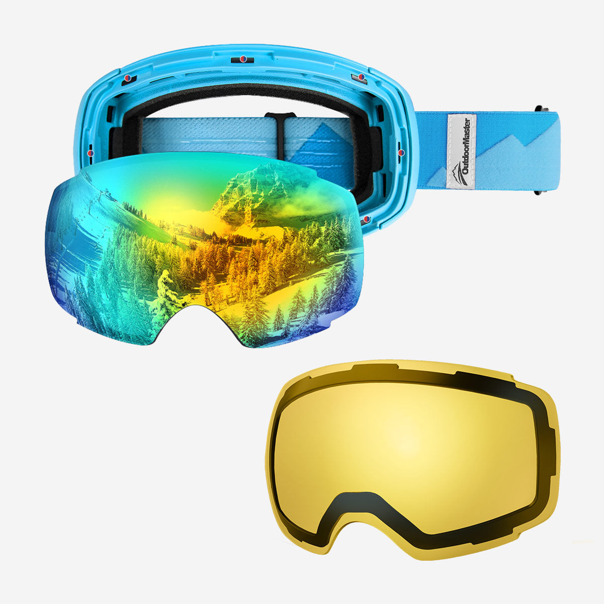 Pack lunettes de ski PRO + verres