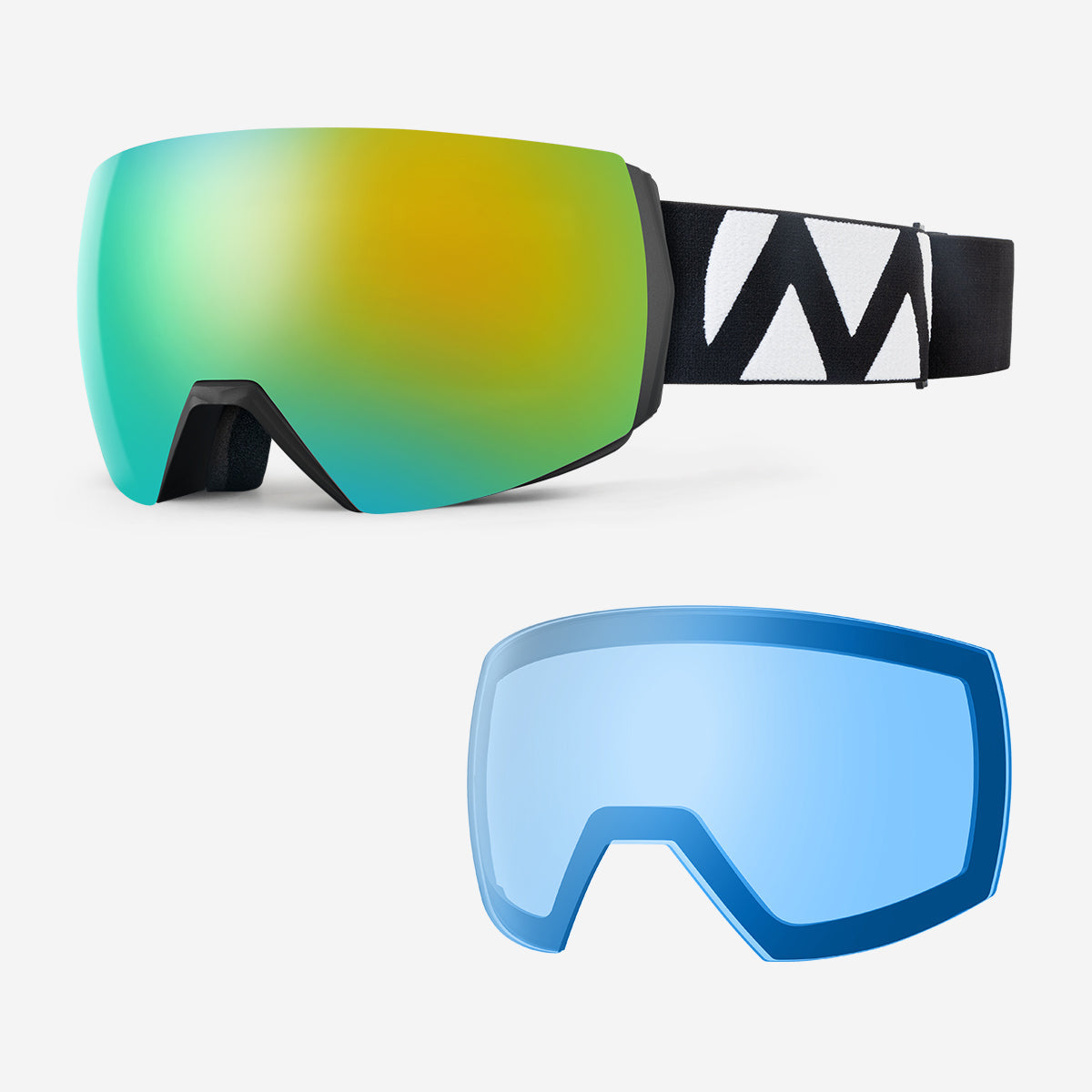 Ensemble lunettes de ski ULTRA + verres
