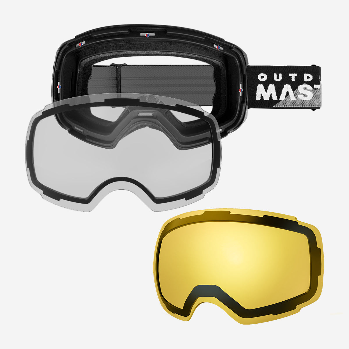 Pack lunettes de ski PRO + verres