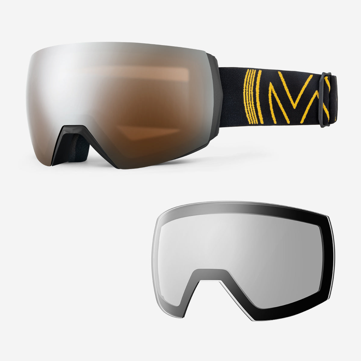 Ensemble lunettes de ski ULTRA + verres