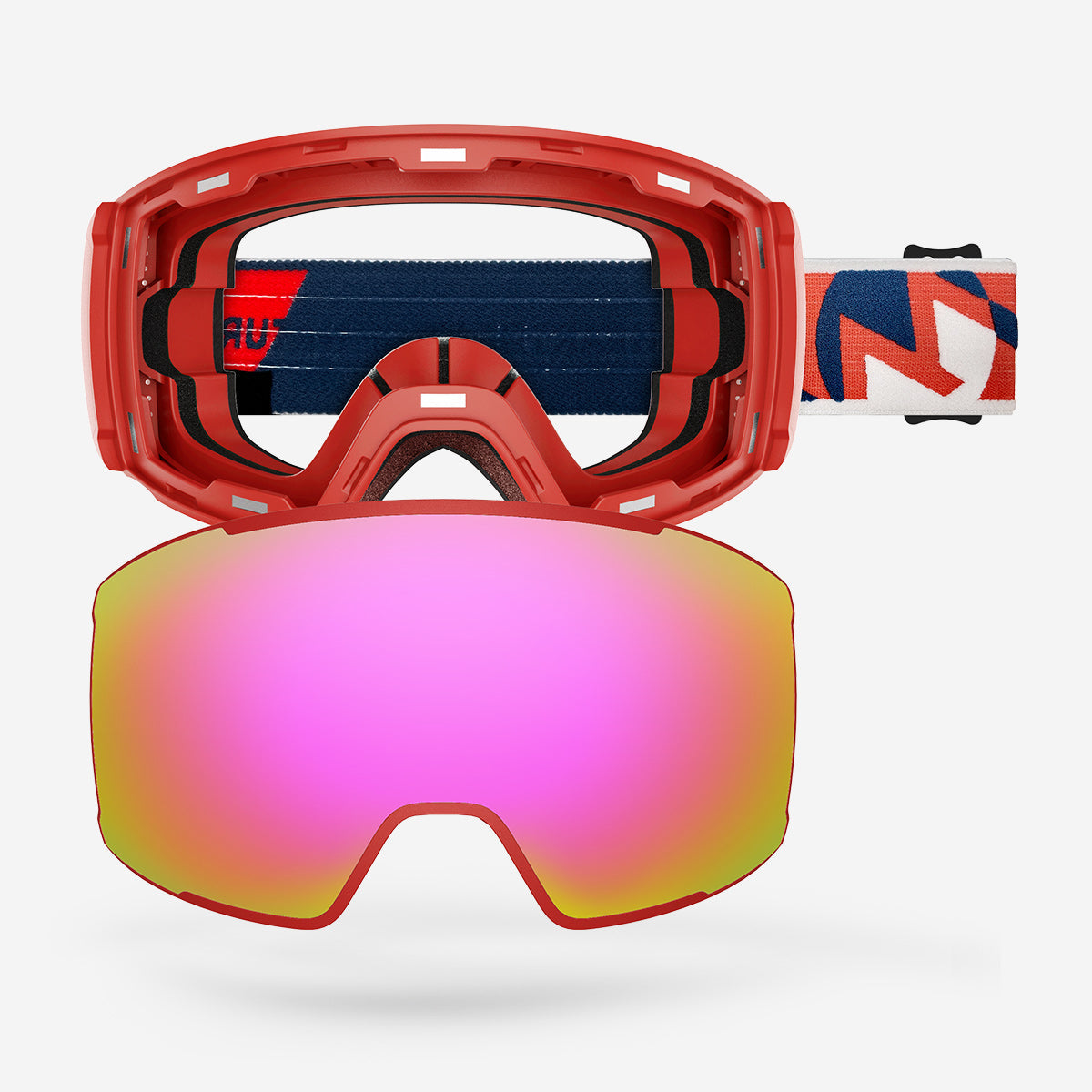 Ensemble lunettes de ski VISION + verres