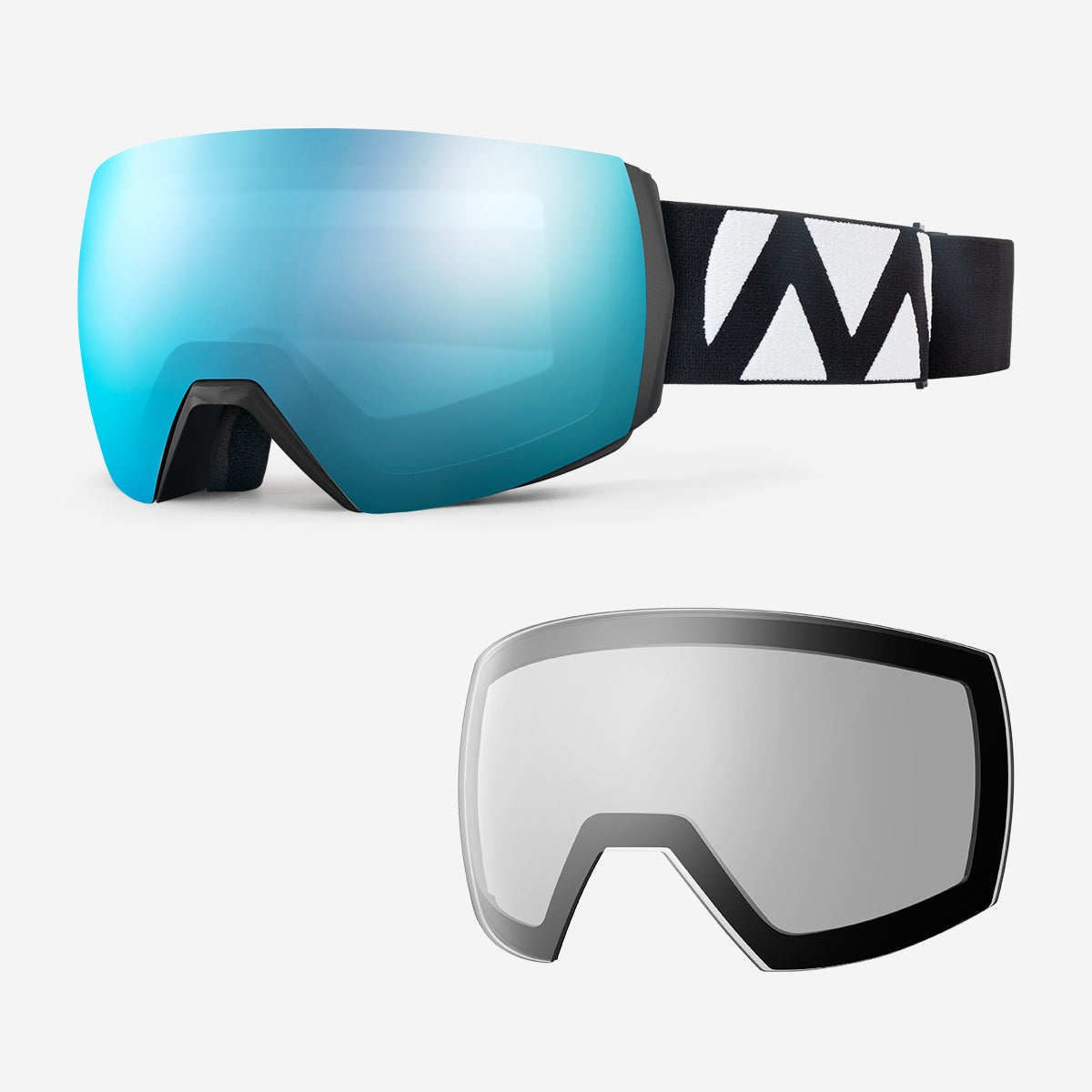 Ensemble lunettes de ski ULTRA + verres