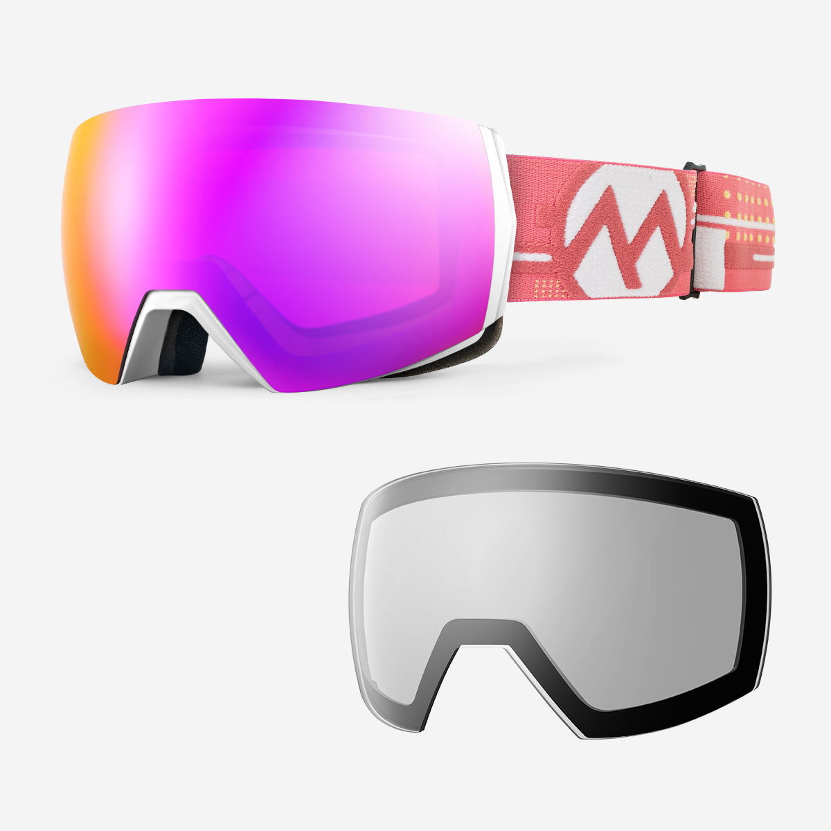 Ensemble lunettes de ski ULTRA + verres