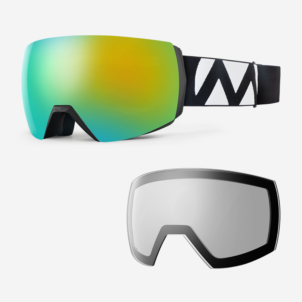Ensemble lunettes de ski ULTRA + verres