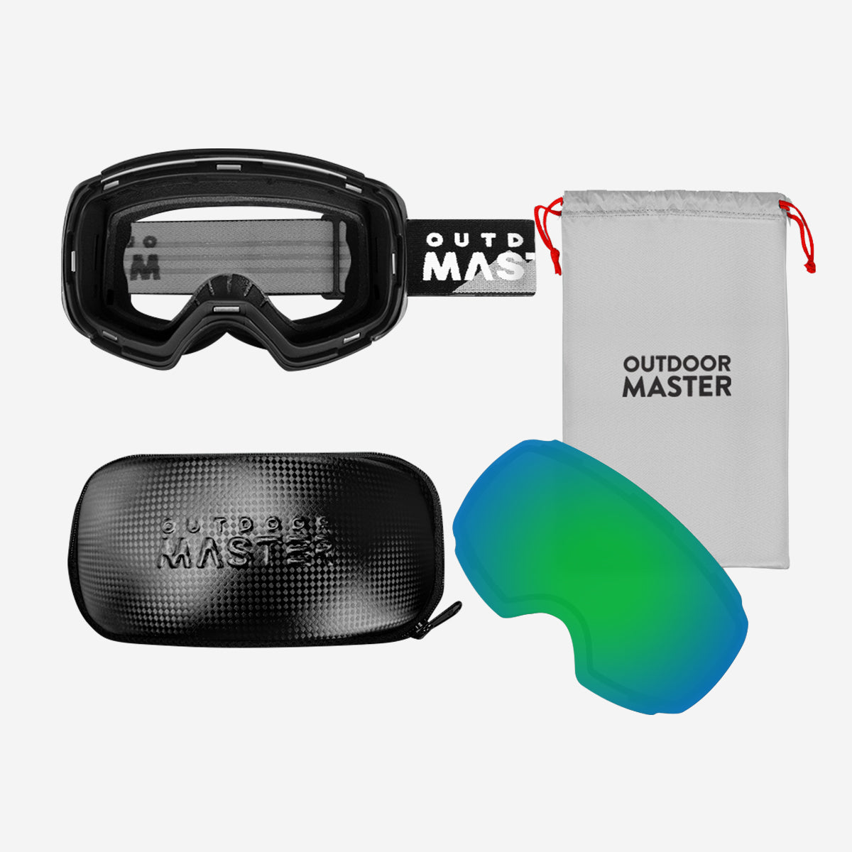 Pack lunettes de ski PRO + verres
