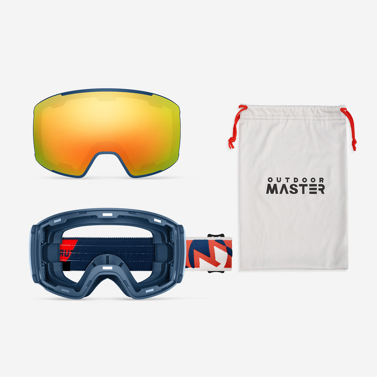 Ensemble lunettes de ski VISION + verres