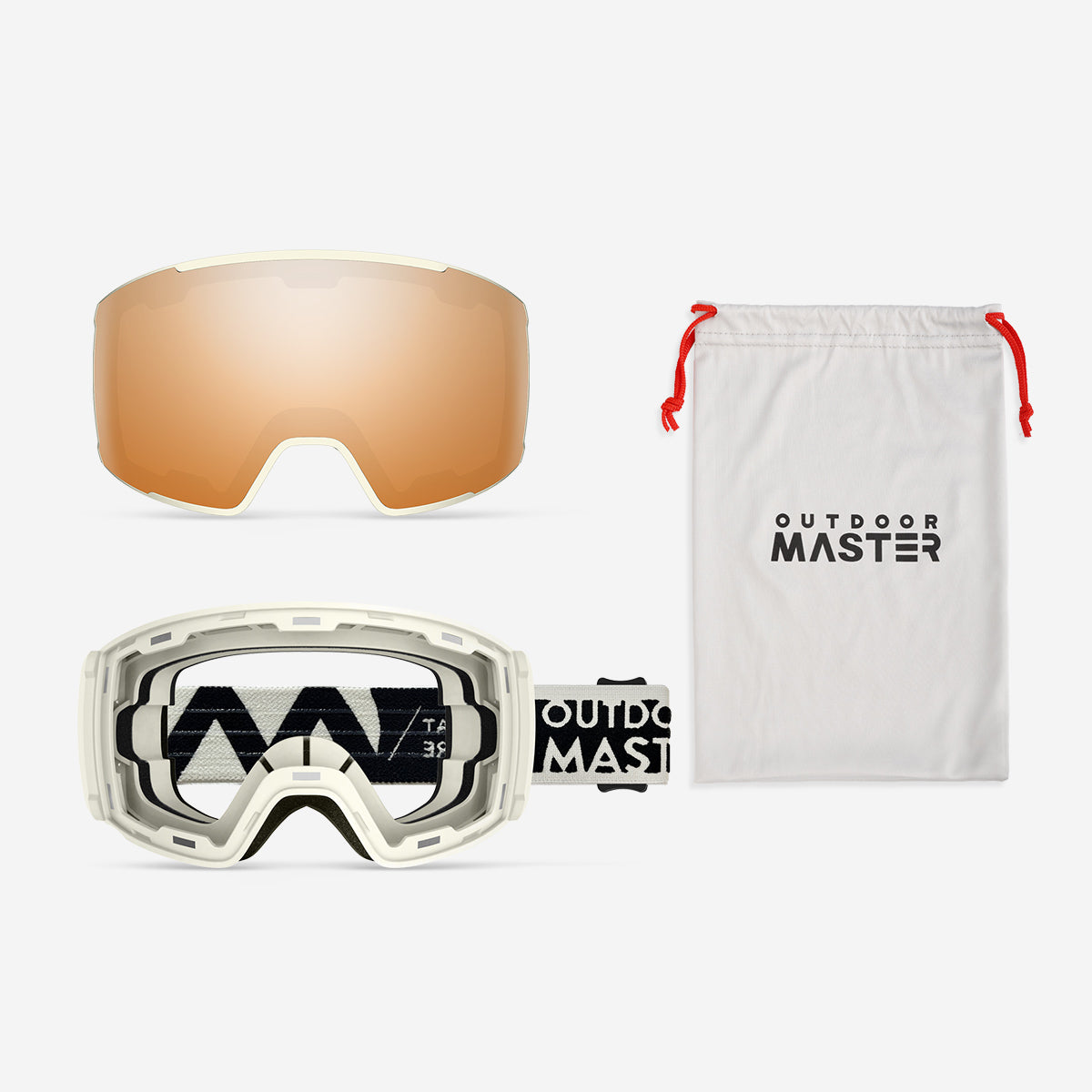 Ensemble lunettes de ski VISION + verres