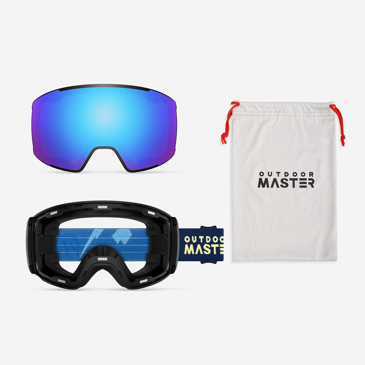 Ensemble lunettes de ski VISION + verres
