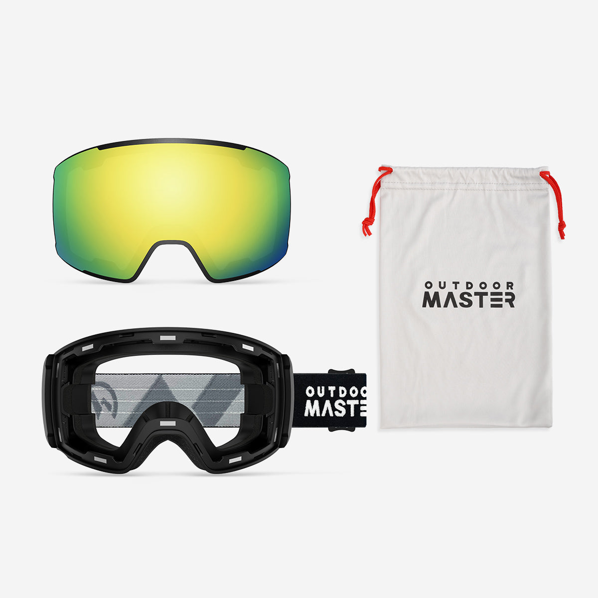 Ensemble lunettes de ski VISION + verres