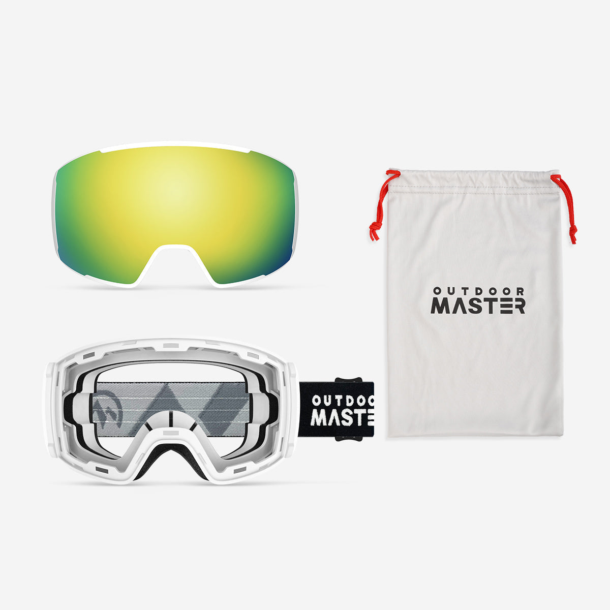 Ensemble lunettes de ski VISION + verres
