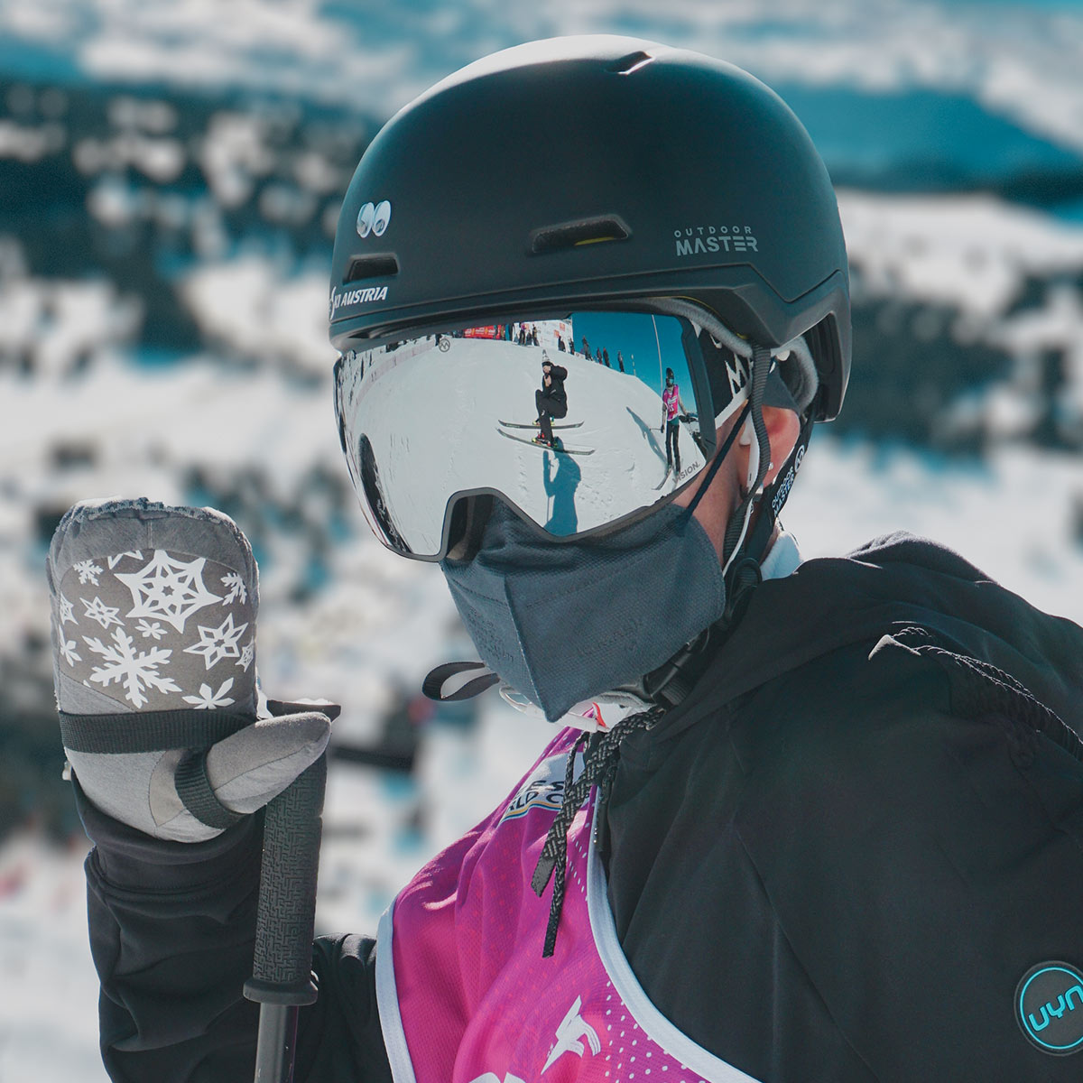 Ensemble lunettes de ski VISION + verres