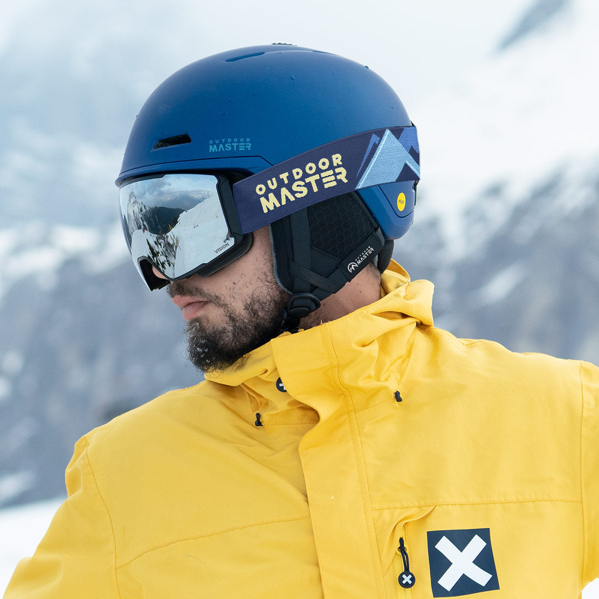 Ensemble lunettes de ski VISION + verres