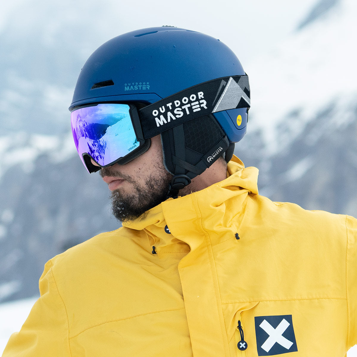 Ensemble lunettes de ski VISION + verres