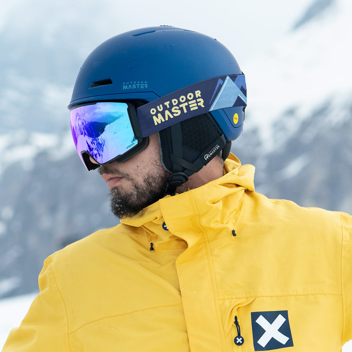 Ensemble lunettes de ski VISION + verres