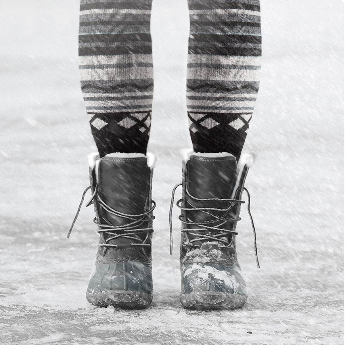 Chaussettes de Ski en Laine Mérinos