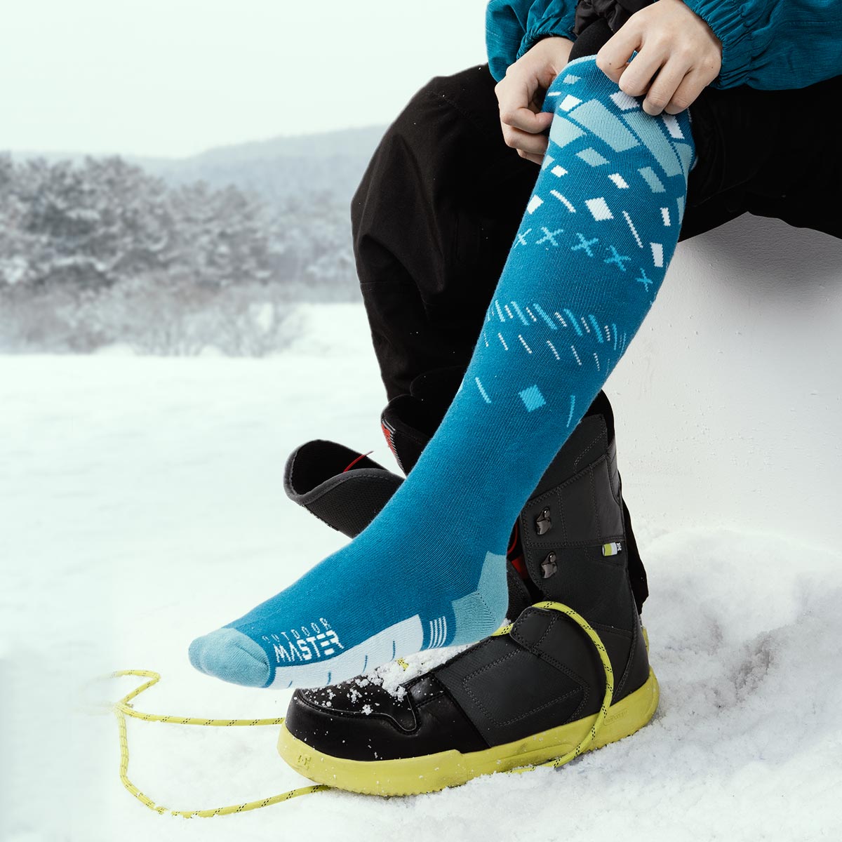 Chaussettes de Snowboard en Coton