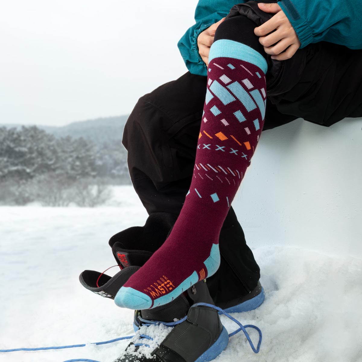 Chaussettes de Snowboard en Coton