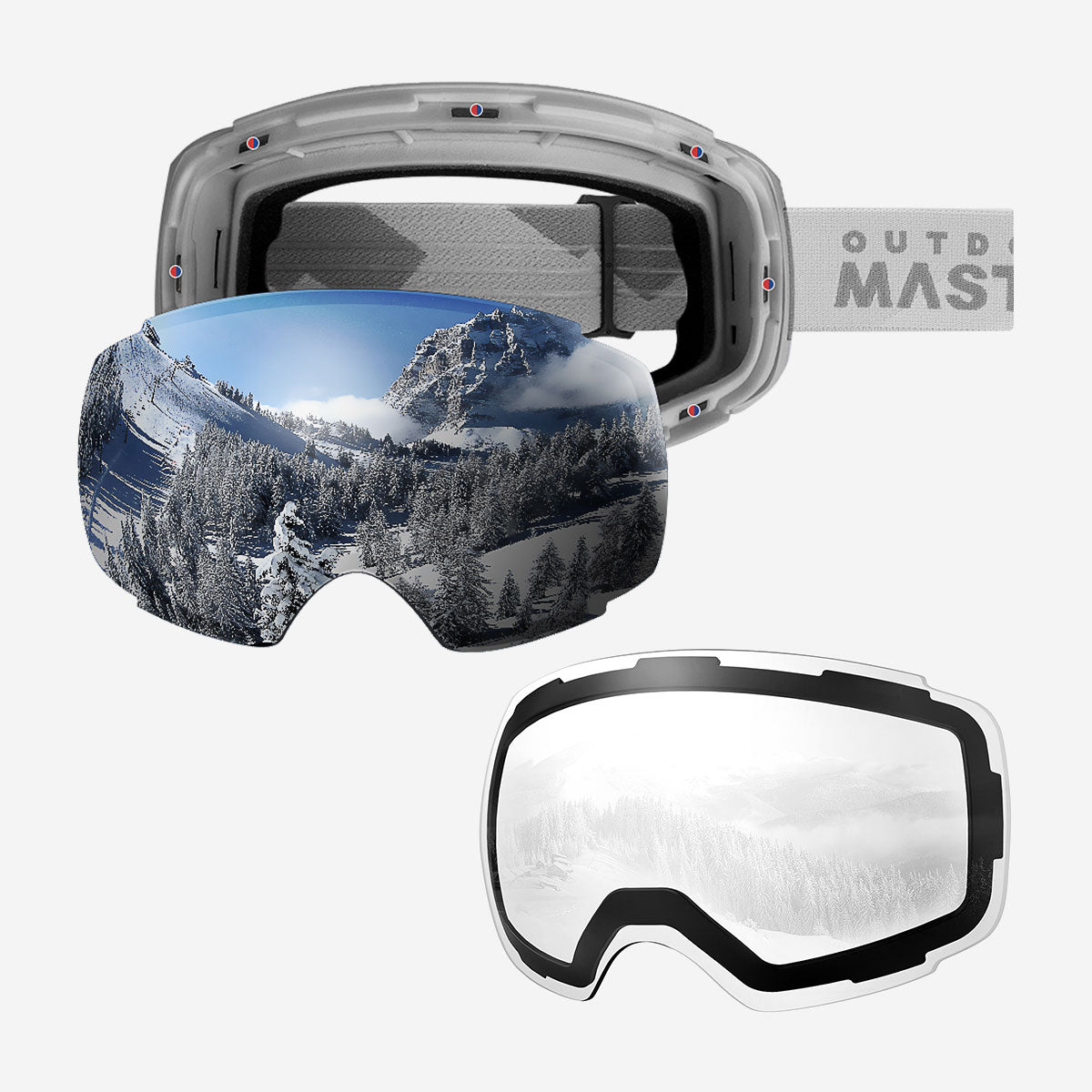 Pack lunettes de ski PRO + verres