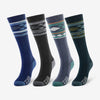 Lot de 4 paires de chaussettes de ski en laine mérinos