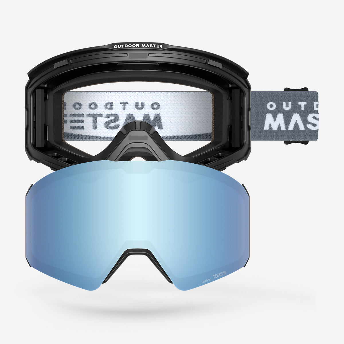 Masque de ski FALCON coupe asiatique verre cylindrique ZEISS