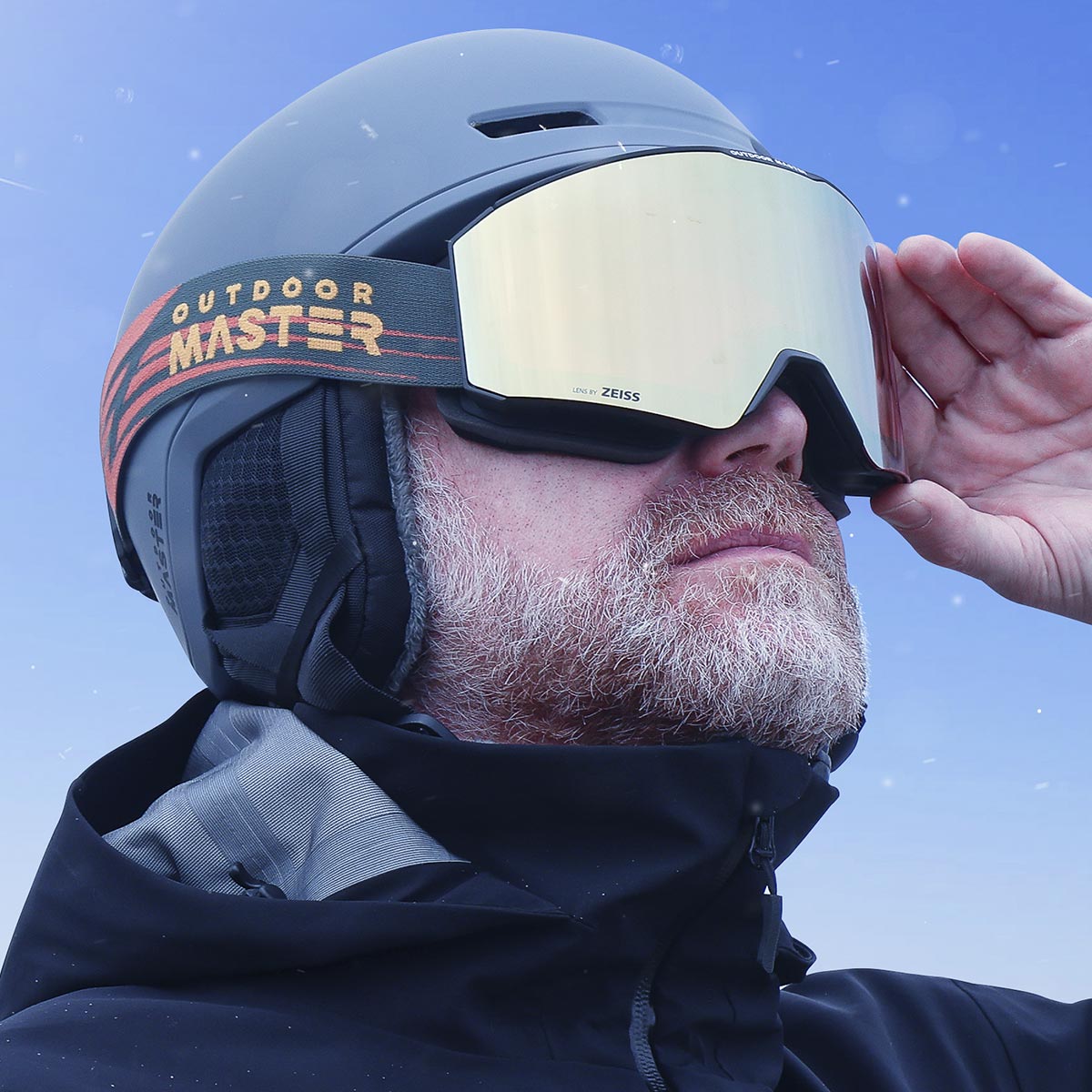 Masque de ski FALCON coupe asiatique verre cylindrique ZEISS
