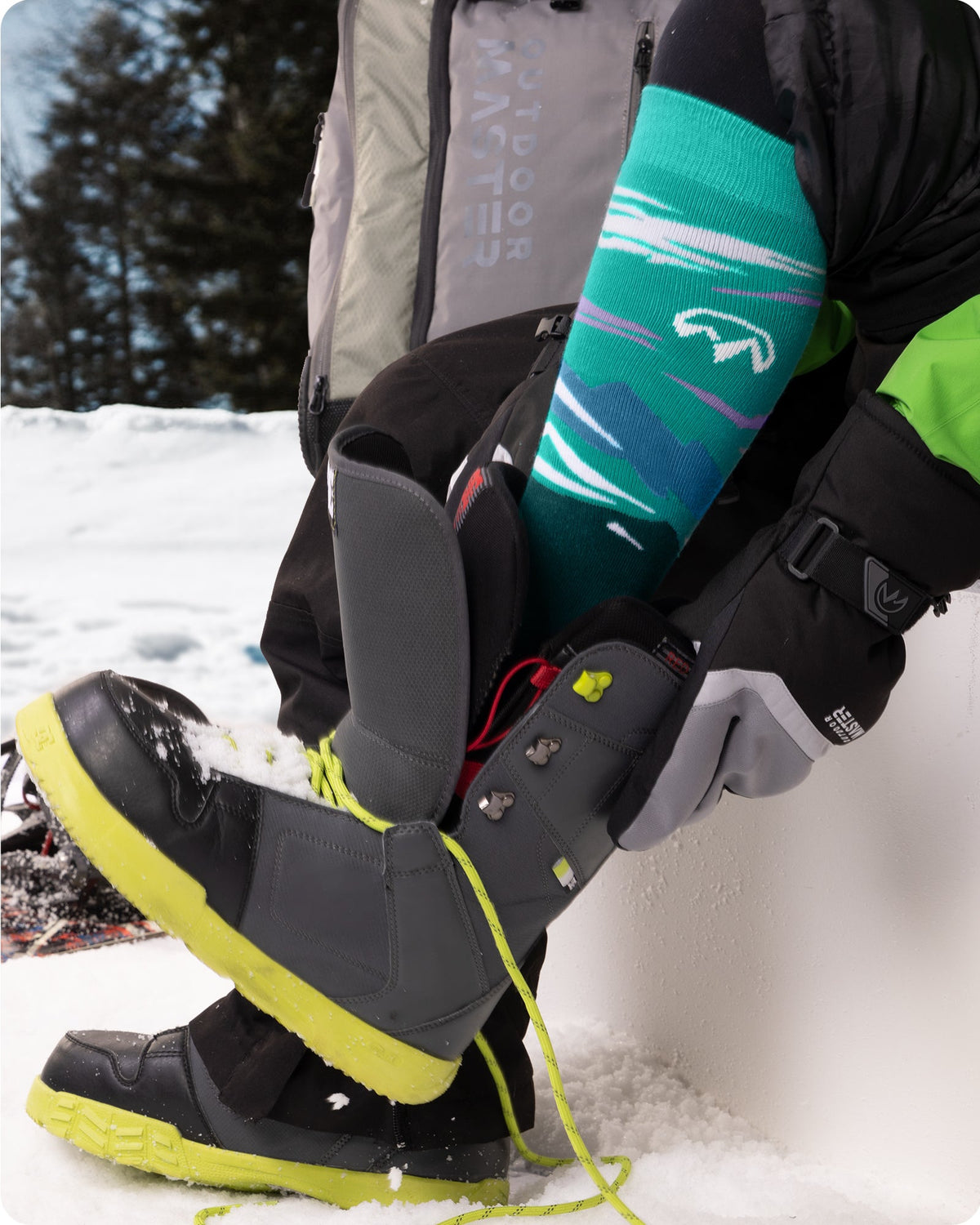 Chaussettes de Ski en Coton pour Femmes