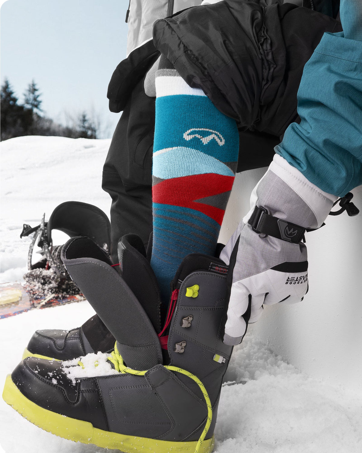 Chaussettes de Ski en Coton pour Hommes