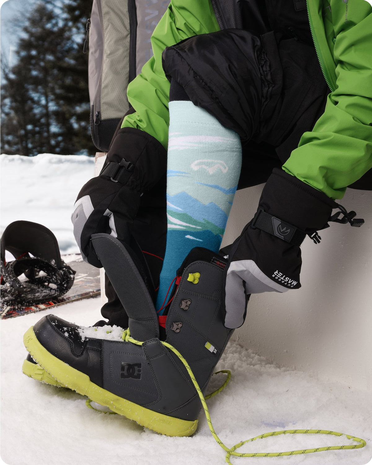 Chaussettes de Ski en Coton pour Femmes