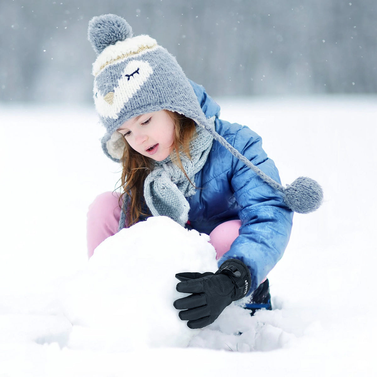 Gants de ski imperméables 3M Thinsulate pour enfants