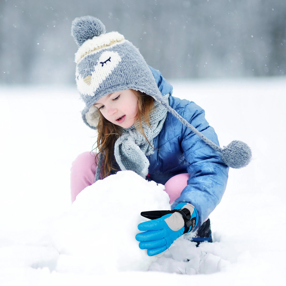 Gants de ski imperméables 3M Thinsulate pour enfants