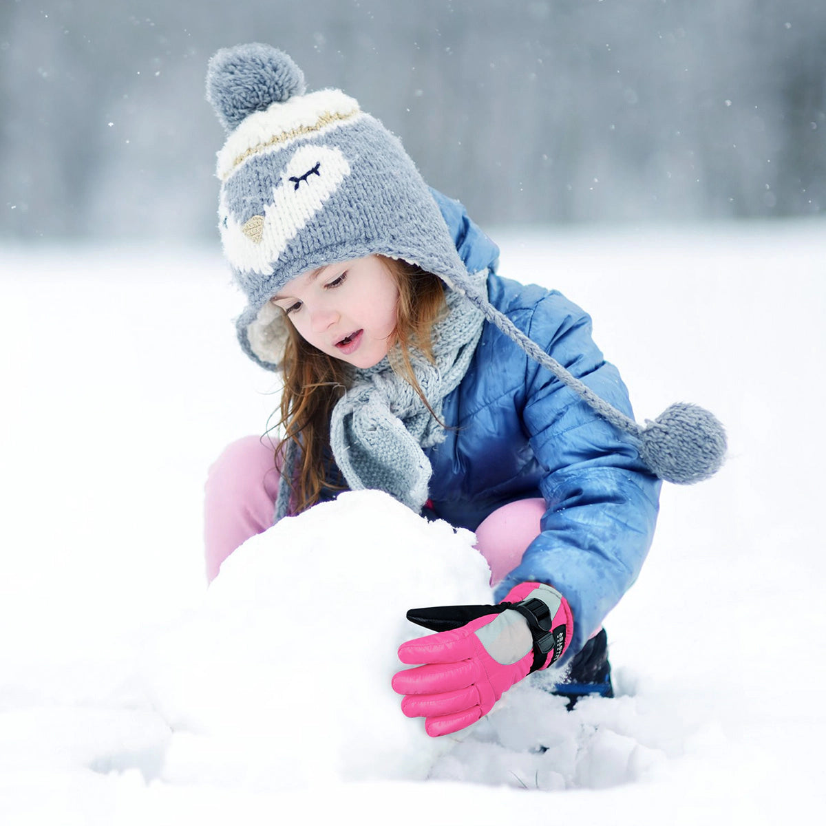 Gants de ski imperméables 3M Thinsulate pour enfants
