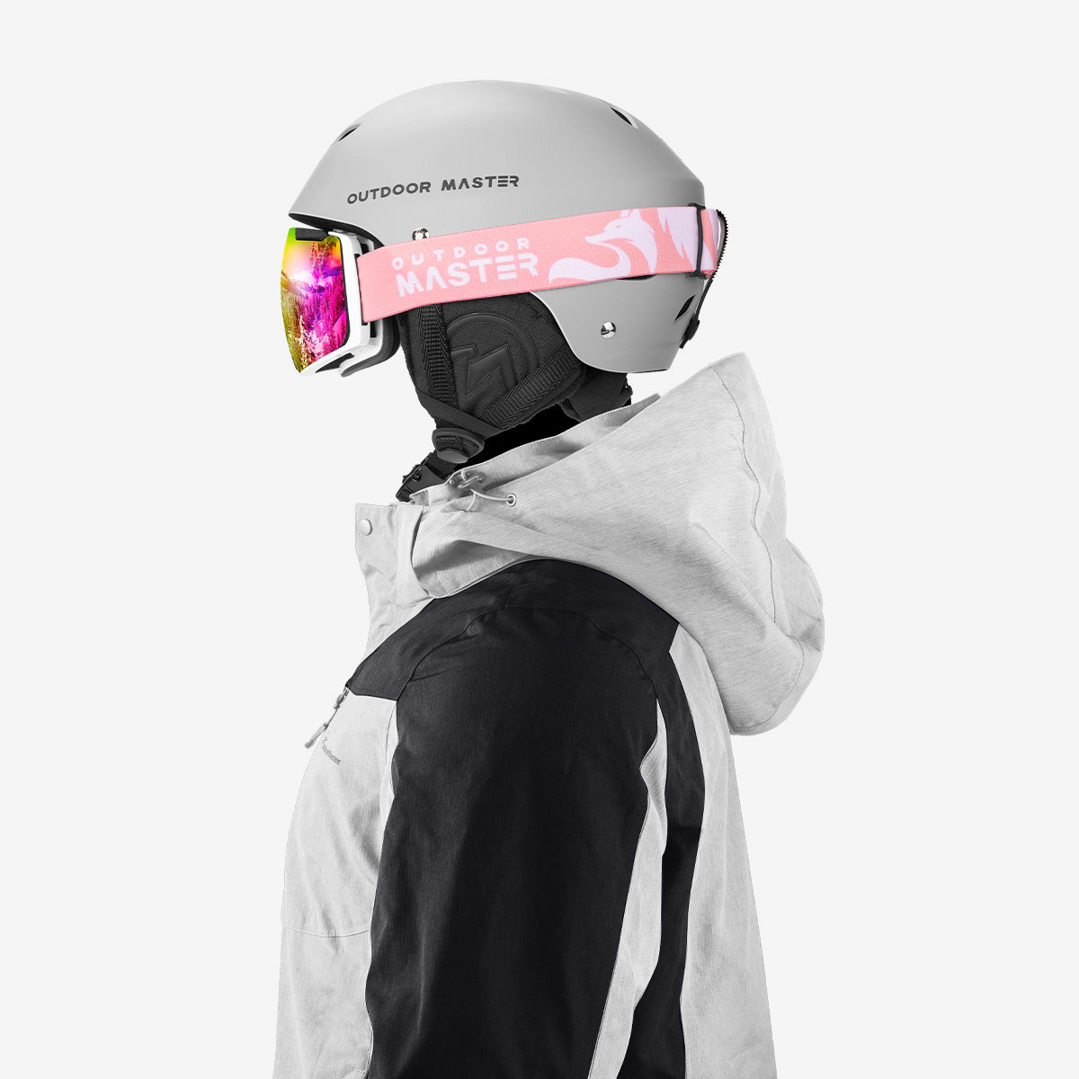 Masque de ski HERON + verre jaune
