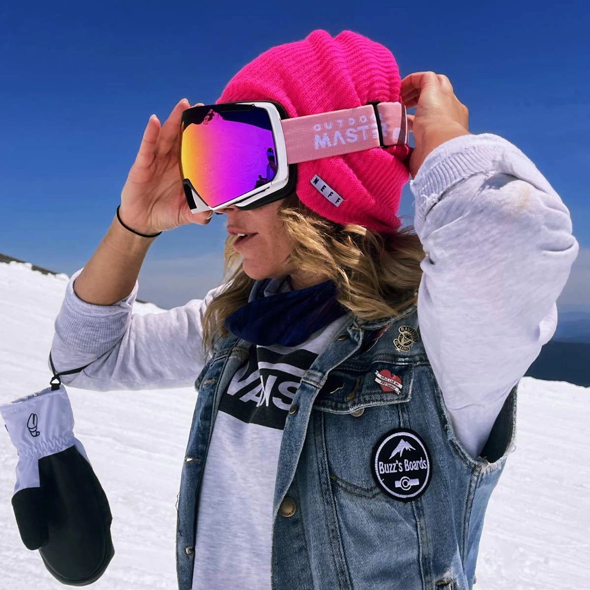 Masque de ski HERON + verre jaune