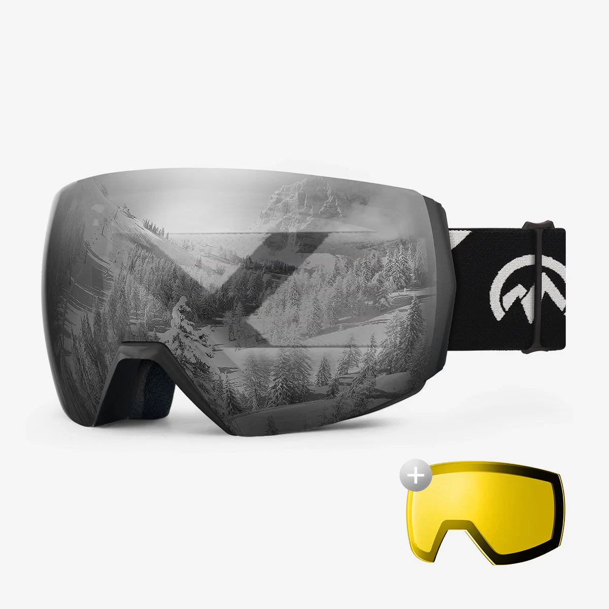 Ensemble lunettes de ski photochromiques ULTRA + Verres
